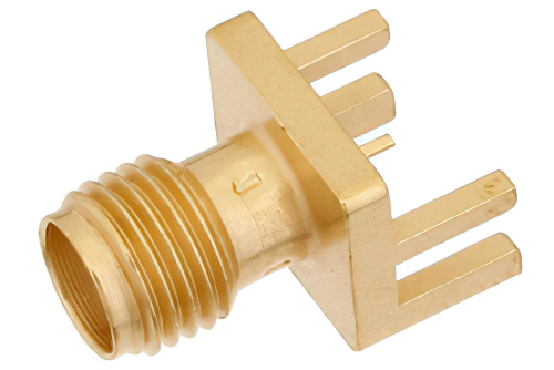 SMA Female Connector Solder Attachment .078 inch End Launch PCB