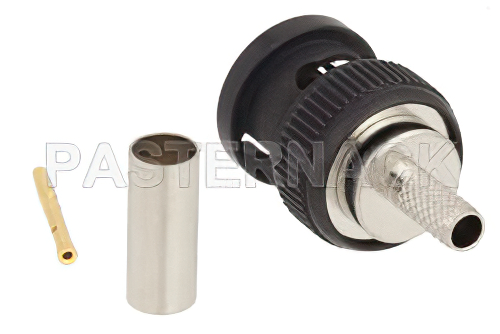 75 Ohm BNC Male Connector Crimp/Solder Attachment for PE-B159, 1855A, Mini 59, High Definition