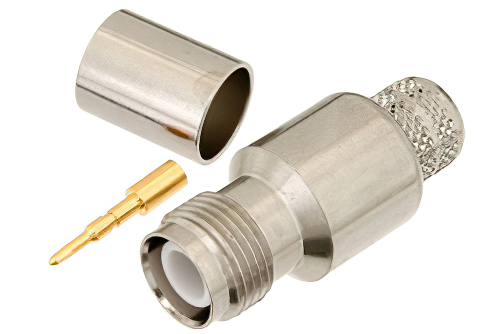 RP TNC Female Connector Crimp/Solder Attachment for PE-C400, PE-B400, PE-B405, LMR-400, LMR-400-DB, LMR-400-UF, 0.400 inch