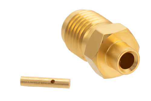 SMA Female Connector Solder Attachment for PE-SR405AL, PE-SR405FL, PE-SR405FLJ, PE-SR405TN, RG405