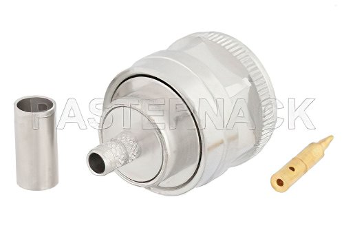 N Male Connector Crimp/Solder Attachment for RG223, RG142, RG400, RG55