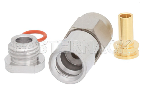 2.92mm Male Precision Connector Clamp/Solder Attachment for PE-SR405AL, PE-SR405FL, PE-SR405FLJ, PE-SR405TN, RG405