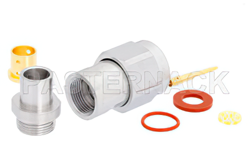 N Male Precision Connector Clamp/Solder Attachment for PE-P300LL