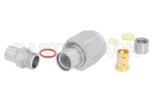 TNC Male Precision Connector Clamp/Solder Attachment for PE-P142LL