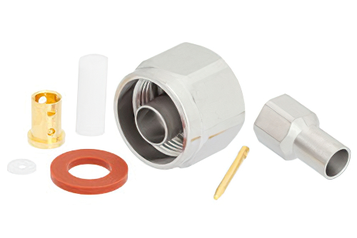 N Male Precision Connector Clamp/Solder Attachment for PE-P142LL