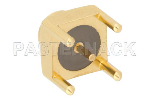 SMP Male Connector Solder Attachment Thru Hole PCB, Up To 8 GHz Smooth Bore