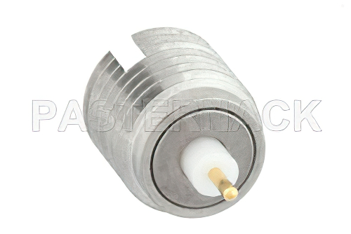 SMP Male Full Detent Connector Solder Attachment Thread-In Mount Pin Terminal, .065 inch Pin Length