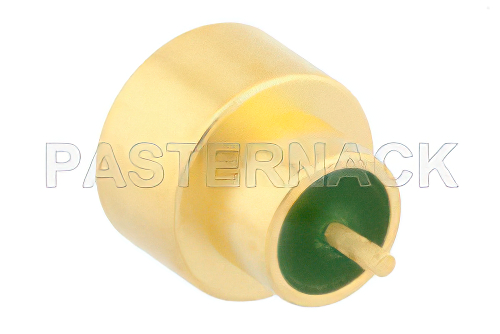 SMP Male Limited Detent Hermetically Sealed Connector Solder Attachment Solder Mount Pin Terminal .050 inch Pin Length