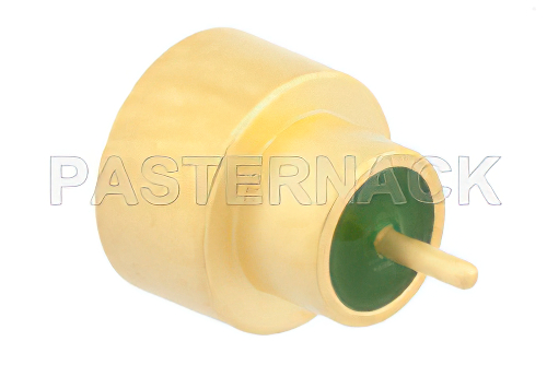 SMP Male Limited Detent Hermetically Sealed Connector Solder Attachment Solder Mount Pin Terminal .065 inch Pin Length