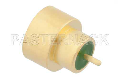 SMP Male Smooth Bore Hermetically Sealed Connector Solder Attachment Solder Mount Pin Terminal .050 inch Pin Length Full Radius