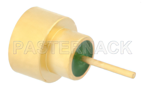 SMP Male Smooth Bore Hermetically Sealed Connector Solder Attachment Solder Mount Pin Terminal .130 inch Pin Length