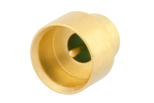 SMP Male Limited Detent Hermetically Sealed Connector Solder Attachment Solder Mount Pin Terminal .030 inch Pin Length, Full Radius
