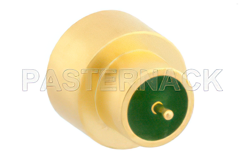 SMP Male Limited Detent Hermetically Sealed Connector Solder Attachment Solder Mount Pin Terminal .030 inch Pin Length, Full Radius