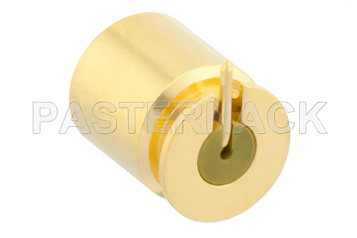 SMP Male Limited Detent Connector Solder Attachment Surface Mount PCB, Right Angle Center Contact