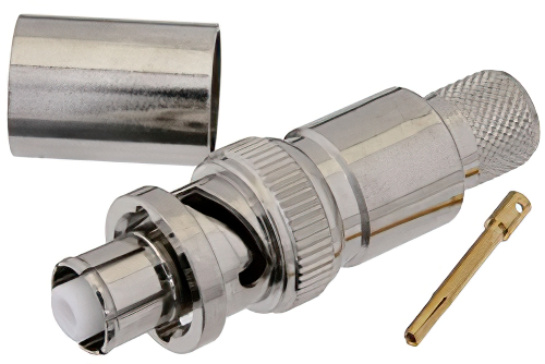 SHV Plug Connector Crimp/Solder Attachment for RG213, RG8