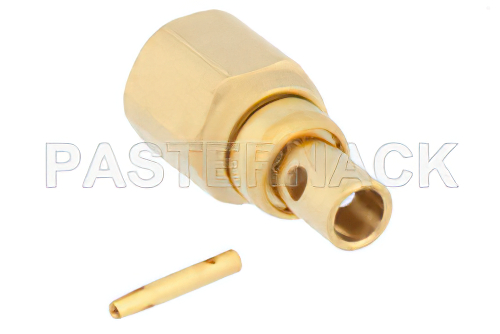 SMC Plug Connector Solder Attachment for PE-SR405AL, PE-SR405FL, PE-SR405FLJ, PE-SR405TN, RG405