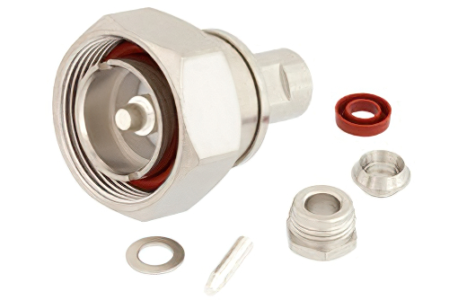 7/16 DIN Male Connector Clamp/Solder Attachment for RG58, RG55, RG141, RG142, RG223, RG400