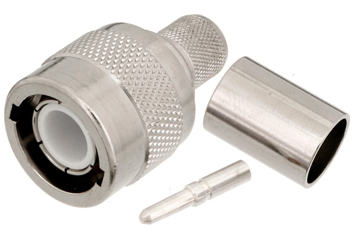 C Male Connector Crimp/Solder Attachment for RG213, RG8