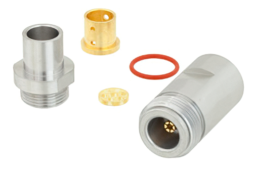 N Female Precision Connector Clamp/Solder Attachment for PE-P300LL