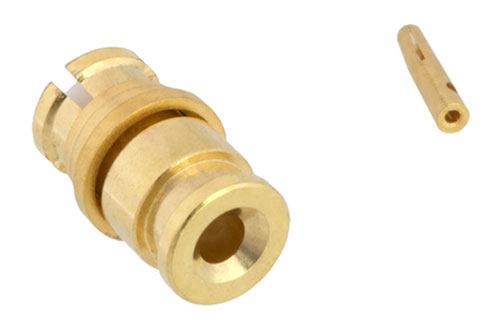 SMP Female Connector Solder Attachment for PE-047SR, PE-SR047AL, PE-SR047FL, Up To 40 GHz