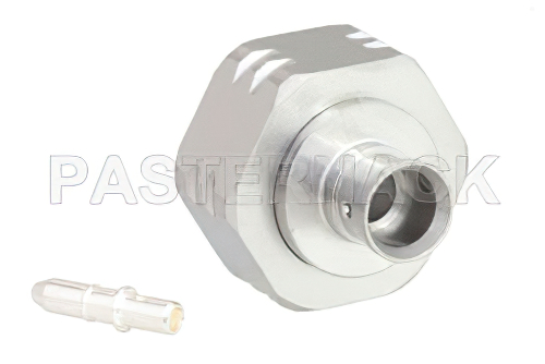 4.3-10 Male Low PIM Connector Solder Attachment for PE-1/4SFHC, IP67 Rated