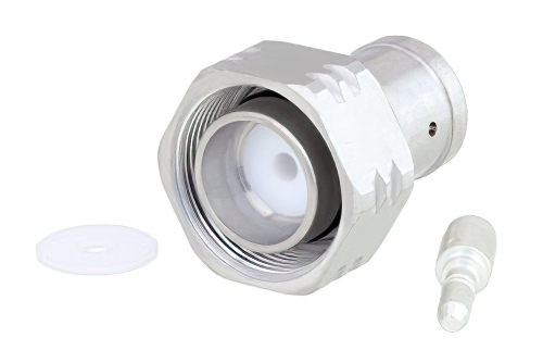 4.3-10 Male Low PIM Connector Solder Attachment for PE-1/2SFHC, IP67 Rated