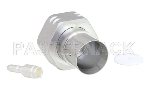 4.3-10 Male Low PIM Connector Solder Attachment for PE-1/2SFHC, IP67 Rated