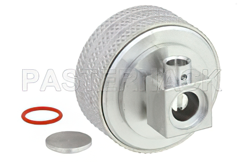 4.3-10 Male Right Angle Low PIM Push-On Connector Solder Attachment for RG402, PE-SR402AL, PE-SR402FL, PE-SR402FLJ, IP67 Rated