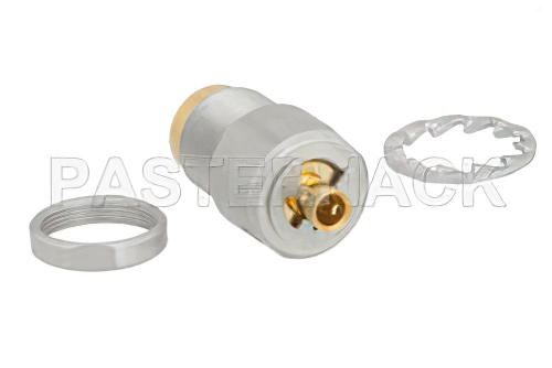 BMA Jack Bulkhead Mount Slide-On Connector Solder Attachment for RG405, PE-SR405AL, PE-SR405FL, PE-SR405FLJ