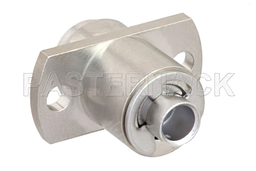 BMA Jack Slide-On Connector Solder Attachment 2 Hole Flange Mount for RG402, PE-SR402AL, PE-SR402FL, PE-SR402FLJ, PE-SR402TN