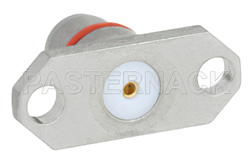 BMA Plug Slide-On Field Replaceable Connector 2 Hole Flange Mount .036 inch Pin, .481 inch Hole Spacing