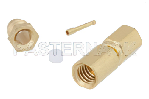 SSMC Plug Connector Clamp/Solder Attachment for PE-SR405AL, PE-SR405FL, PE-SR405FLJ, PE-SR405TN, RG405