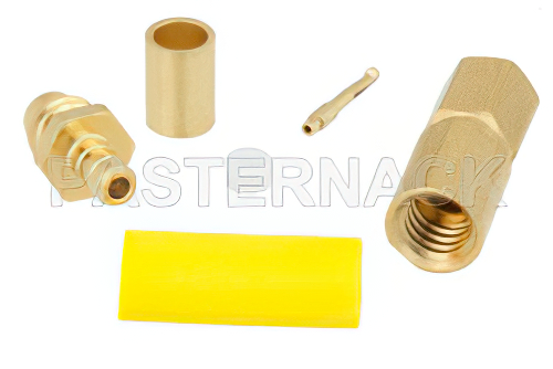 SSMC Plug Connector Crimp/Solder Attachment for RG178, RG196
