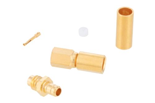 SSMC Plug Connector Crimp/Solder Attachment for RG188-DS, RG316-DS