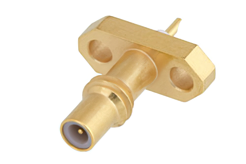 SSMC Jack Connector Solder Attachment 2 Hole Flange Mount Solder Cup Terminal