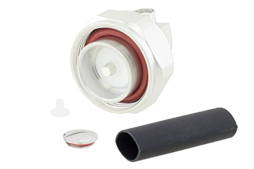 7/16 DIN Male Right Angle Connector Solder Attachment for SPP-250-LLPL, Low PIM