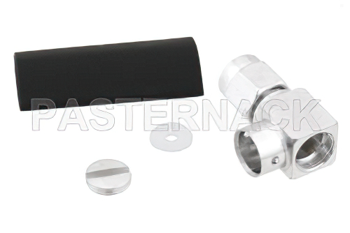 SMA Male Right Angle Connector Solder Attachment for SPP-250-LLPL, Low PIM