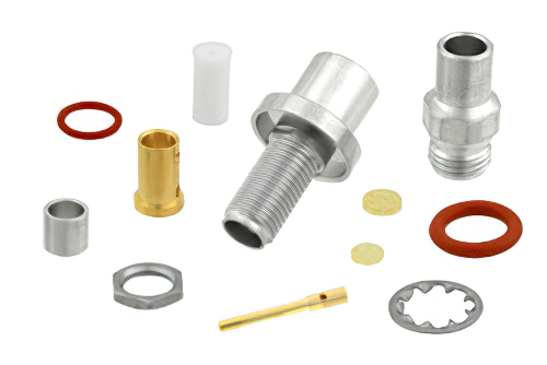 SMA Female Bulkhead Mount Connector Clamp/Solder Attachment for PE-P160LL