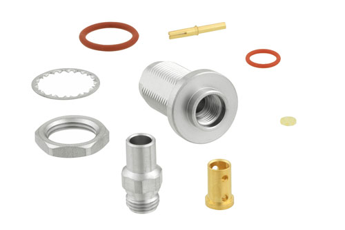 TNC Female Bulkhead Mount Connector Clamp/Solder Attachment for PE-P160LL