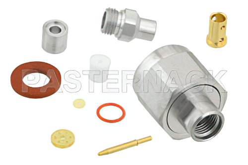 N Male Connector Clamp/Solder Attachment for PE-P160LL