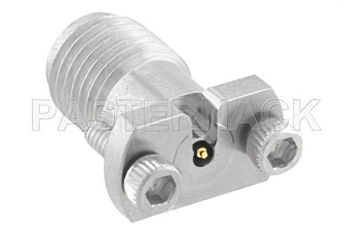 2.92mm Female Connector Clamp Attachment Vertical Launch PCB, Removable Microstrip Launch