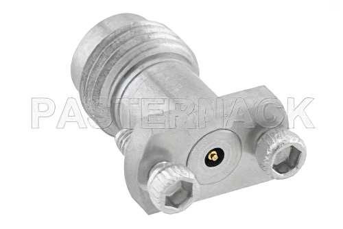 2.4mm Female Connector Clamp Attachment Vertical Launch PCB, Removable Stripline Launch