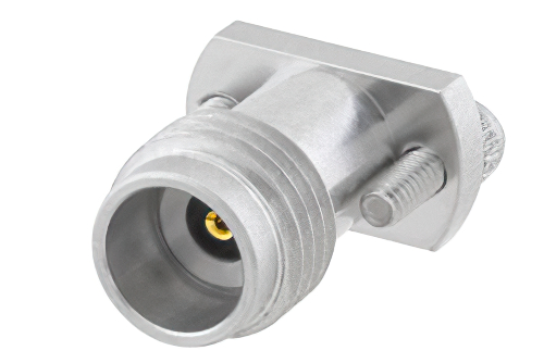 2.4mm Female Connector Clamp Attachment Vertical Launch PCB, Removable Microstrip Launch