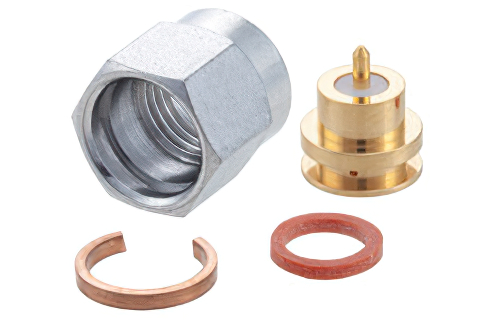 SMA Male Connector Solder Attachment for RG405, RG405 Tinned