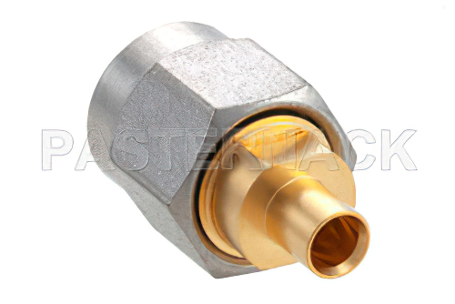 2.92mm Male Connector Solder Attachment for PECX005, PECX006, Low Loss 086 Semi-Rigid