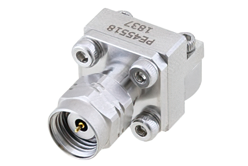 1.85mm Male Connector Clamp/Solder (Captive Contact) Attachment End Launch PCB, Removable End Launch, Low Profile