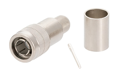 75 Ohm TNC Male Connector Crimp/Solder Attachment for RG216