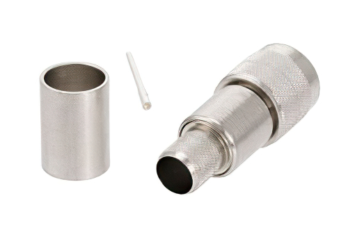 75 Ohm TNC Male Connector Crimp/Solder Attachment for RG216