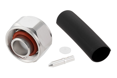 4.1/9.5 Mini DIN Male Low PIM Connector Solder Attachment for PE-1/4SFHC, SPP-250-LLPL, SPO-250, SPF-250