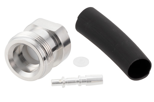 4.1/9.5 Mini DIN Female Low PIM Connector Solder Attachment for PE-1/4SFHC, SPP-250-LLPL, SPO-250, SPF-250